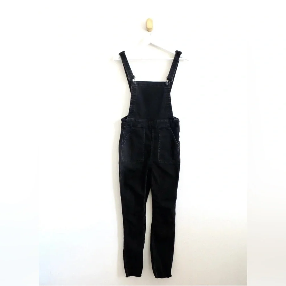 Madewell Overalls Stretch Black Lunar Wash Size Small - Picture 10 of 15